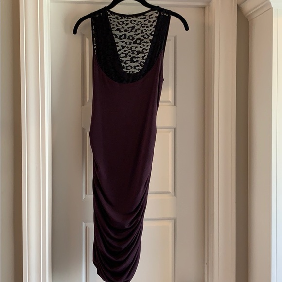 Express Dark Purple Dress - Picture 2 of 2
